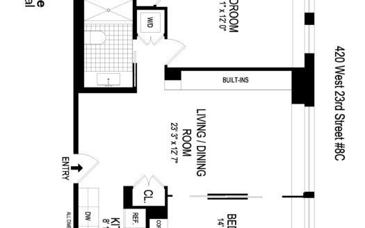 420 West 23rd Street, Residence 8C